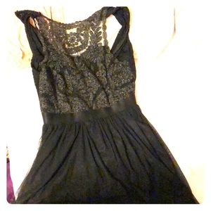 A black dress perfect for going a night out